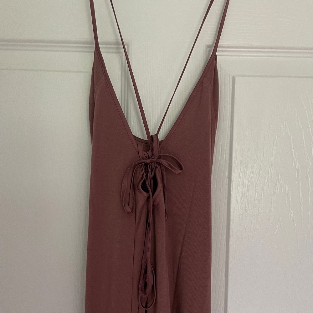 Heavenly By Victoria Supersoft Modal Tie-Back Slip Dress medium